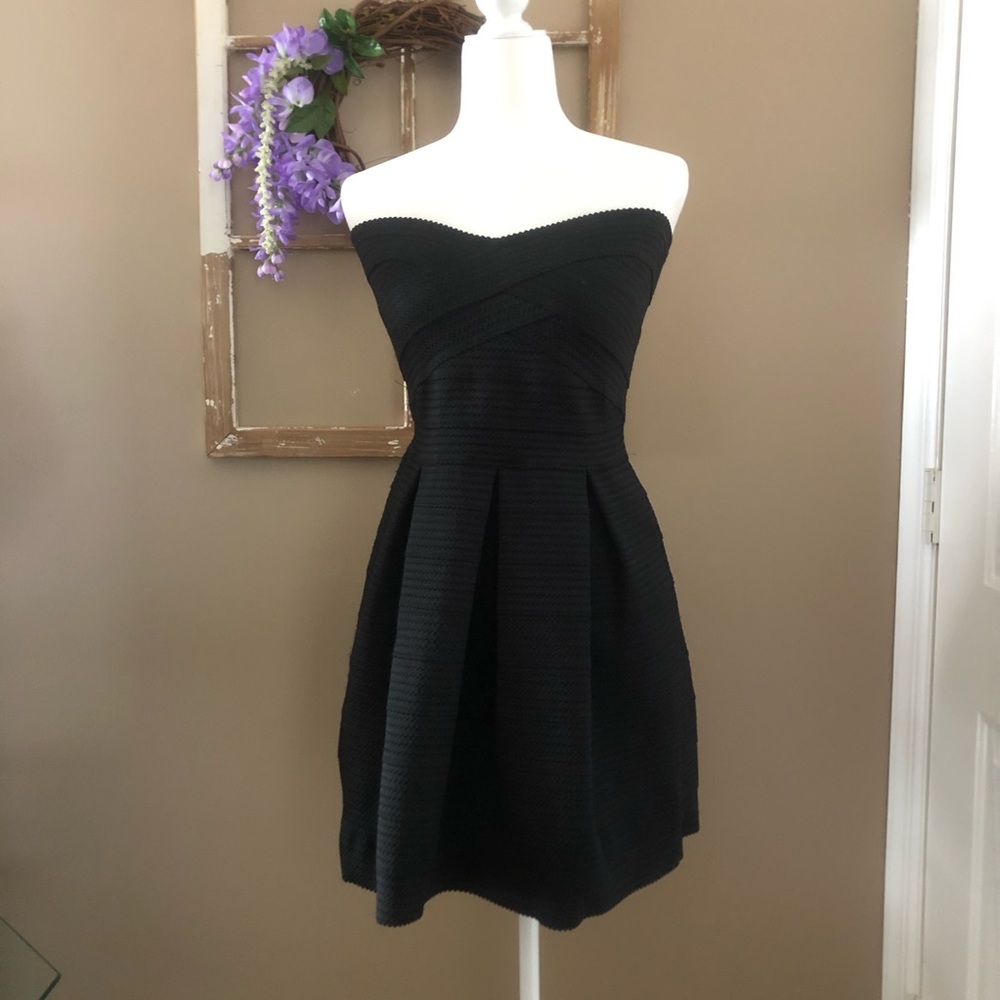 Express Strapless A-Line Dress
